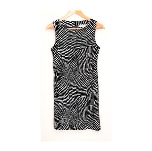 • Trina Turk • 🖤 Black and White silk dress 🖤